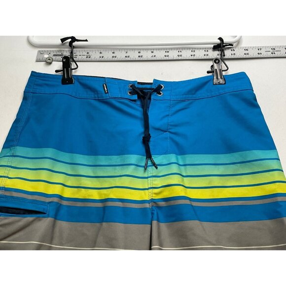 O'Neill Hyper Freak board shorts mens 30 x 11 drawstring swim trunks blue - Picture 2 of 11